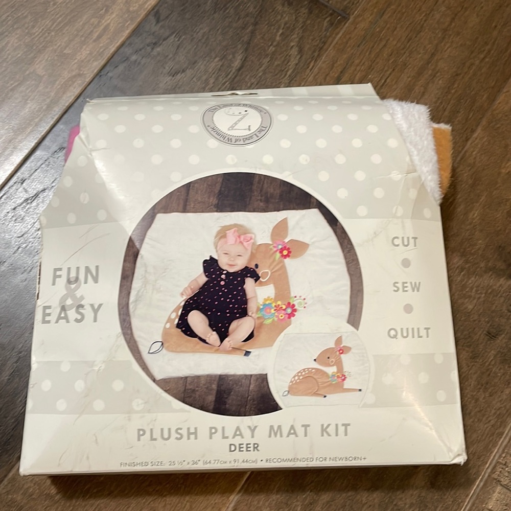 🟠Plush Play Mat Kit, Deer